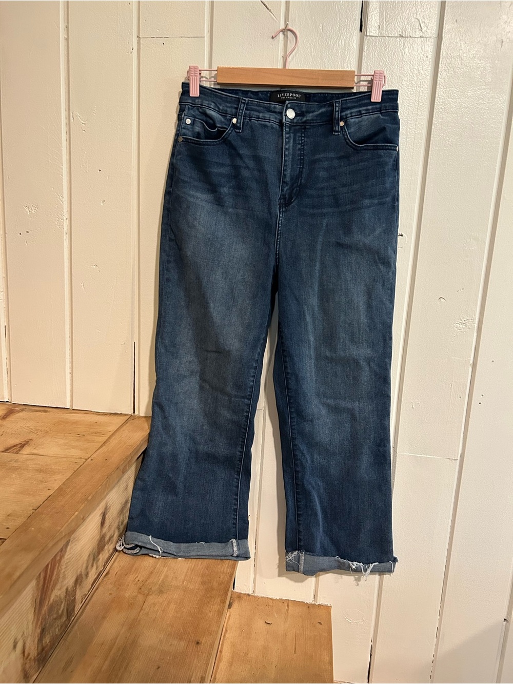 Liverpool Straight-Leg Women’s Jeans‎ - Dark Blue